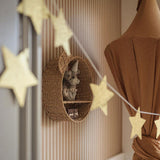 Dekornik tapeta simple vintage pruge, beige/brown