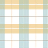 Dekornik tapeta maxi check, yellow/blue