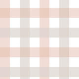 Dekornik tapeta provence check, beige/pink