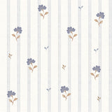 Dekornik tapeta delicate retro flowers