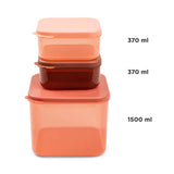 Done By Deer food storage container set l elphee, papaya