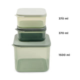 Done By Deer food storage container set L elphee, green