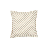 Nobodinoz cushion landscape in washed cotton waffle stripes natural