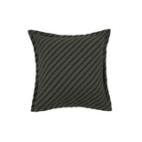 Nobodinoz cushion landscape in washed cotton waffle stripes vetiver