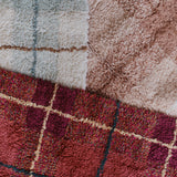 Lorena Canals tepih tartan vintage red