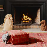 Lorena Canals tepih tartan vintage red