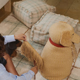 Lorena Canals pouf blue sage