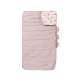 Done By Deer quilted kids slumber bag croco, powder