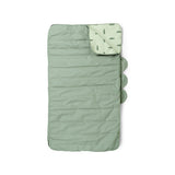 Done By Deer quilted kids slumber bag croco, green