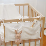 Maison D'ete crib organizer, milk white