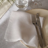 Maison D'ete linen napkin, white