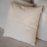 Maison D'ete velvet pillow case, beige