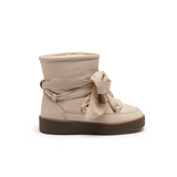 Donsje ganza boots, ivory leather