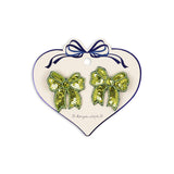 Konges Slojd sequin bow hair clip, green