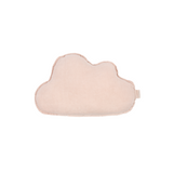 Nobodinoz cloud cushion L1N0 in washed French linen, mauve pink