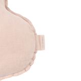 Nobodinoz cloud cushion L1N0 in washed French linen, mauve pink