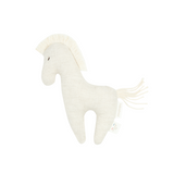 Nobodinoz horse rattle L1N0 in French linen, greige