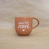 Heim mug with handle "malo vise love"