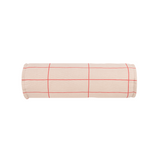 Nobodinoz Cylinder cushion Vibes, pink red grid