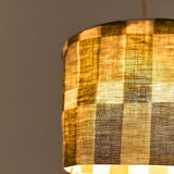 Nobodinoz linen Pendant lampshade diam. 20cm Vibes, green tiles