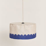 Nobodinoz linen Pendant lampshade diam. 40cm Vibes, blue