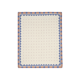 Nobodinoz quilt in french linen Vibes, blue