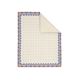 Nobodinoz quilt in french linen Vibes, blue