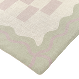 Nobodinoz quilt in french linen Vibes, green