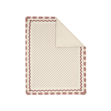 Nobodinoz quilt in french linen Vibes, maroon