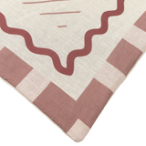 Nobodinoz quilt in french linen Vibes, maroon