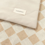 Nobodinoz quilt in french linen Vibes, mustard