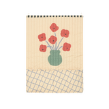 Nobodinoz quilted wall organizer Vibes, poppies