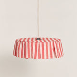 Nobodinoz Pendant lampshade diam. 40cm Vibes, red stripes