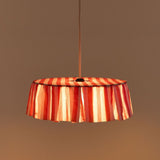 Nobodinoz Pendant lampshade diam. 40cm Vibes, red stripes