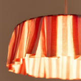 Nobodinoz Pendant lampshade diam. 40cm Vibes, red stripes