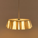 Nobodinoz pendant lampshade diam. 40cm Vibes, turquise stripes