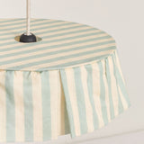 Nobodinoz pendant lampshade diam. 40cm Vibes, turquise stripes