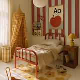 Dekornik tapeta pruge, blue/red