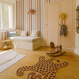 Dekornik tapeta pruge warm