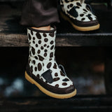 Donsje wadudu exclusive boots dalmatian, spotted cow hair