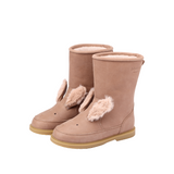 Donsje wadudu exclusive boots fluffy bunny, hazelnut leather