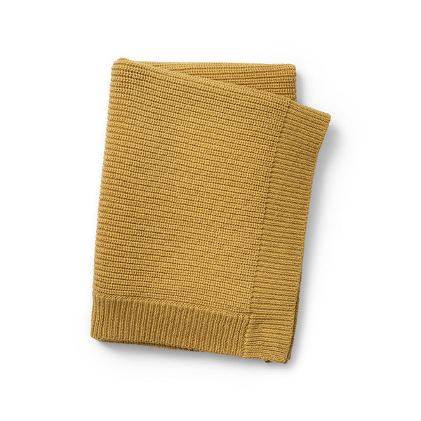 Elodie Details gold vuneni pleteni pokrivač