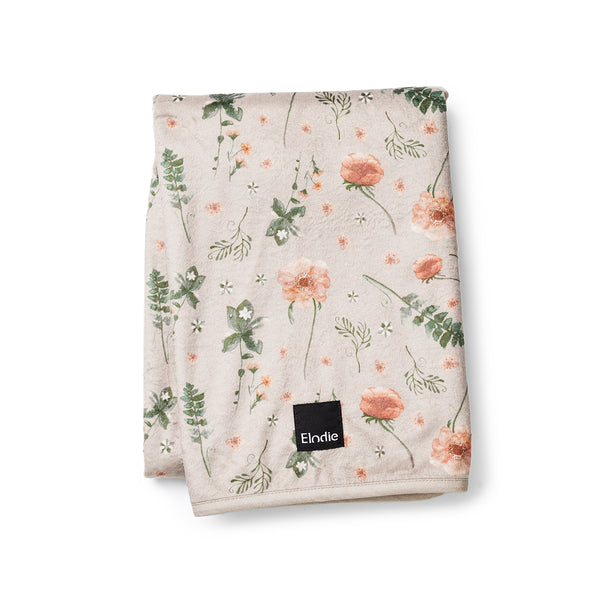 Elodie Details meadow blossom biserni pliš pokrivač