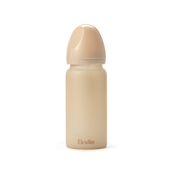 Elodie Details pure khaki staklena flašica za hranjenje