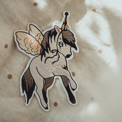 Mrs Mighetto 1 amblem - flying pony