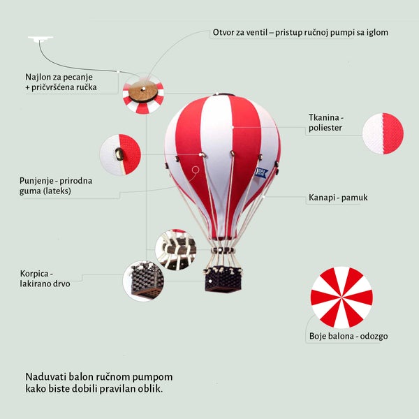 Super Balloon bež/braon